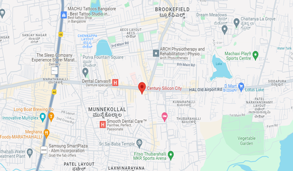 Century Silicon City Location Map